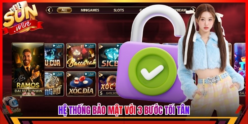 Hệ thống bảo mật với 3 bước tối tân