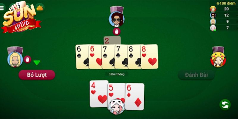 Tiến Lên Miền Nam Sunwin - Đỉnh Cao Trò Chơi Trí Tuệ 2 Cách thức chia các thẻ bài trong bàn